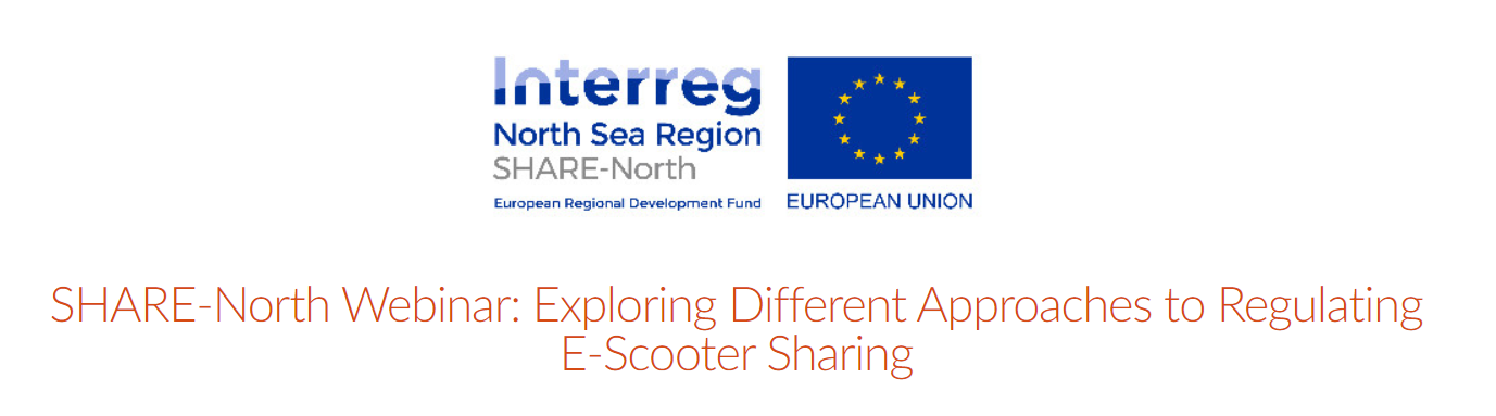 Διαδικτυακό σεμινάριο SHARE-North: “Εξερευνώντας διαφορετικές προσεγγίσεις για τη ρύθμιση των κοινόχρηστων ηλεκτρικών πατινιών”